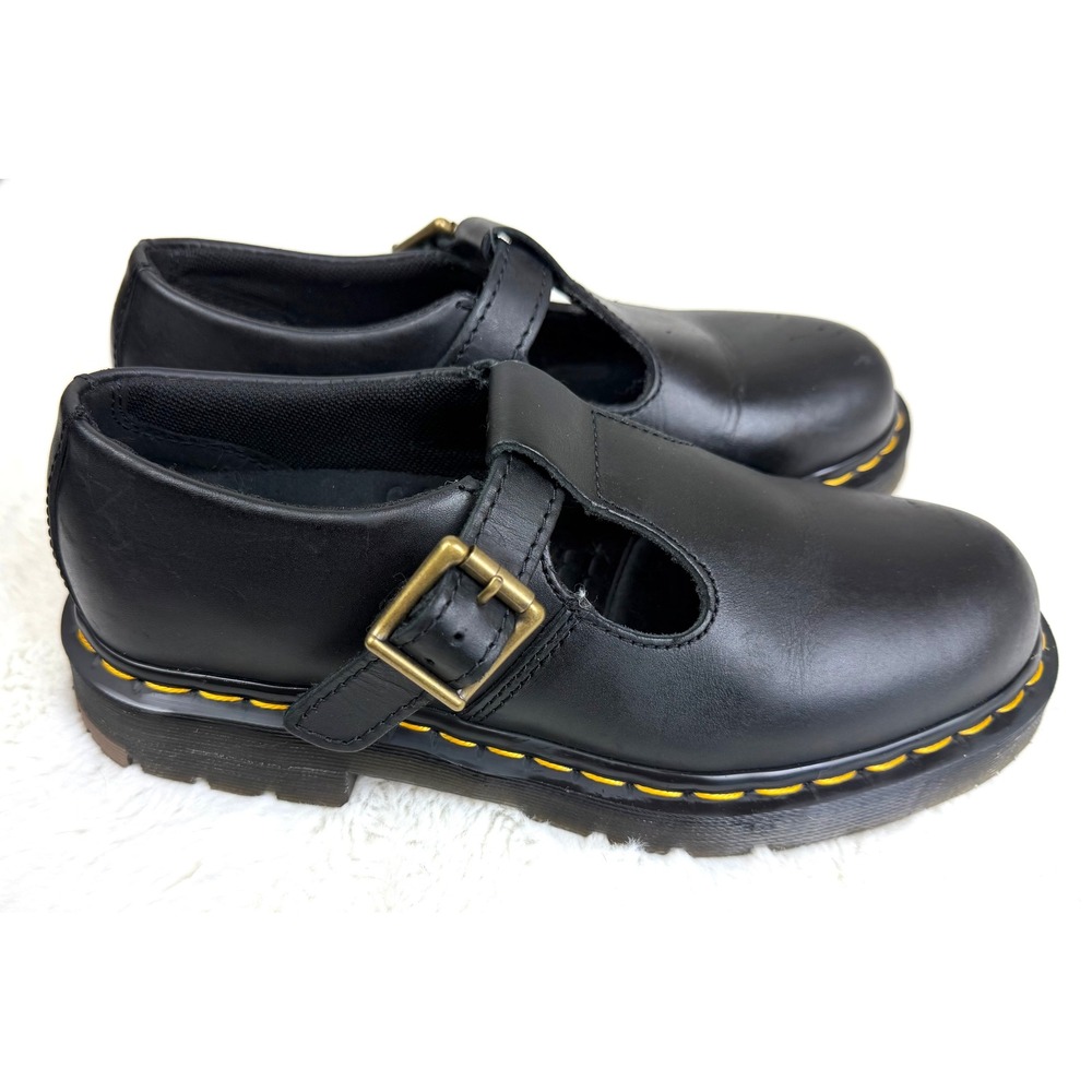Dr. Martens 8065 Leather Mary Jane T-Strap Safety Shoes Womens Size 9 SoftWair